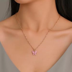 Delicate butterfly necklace